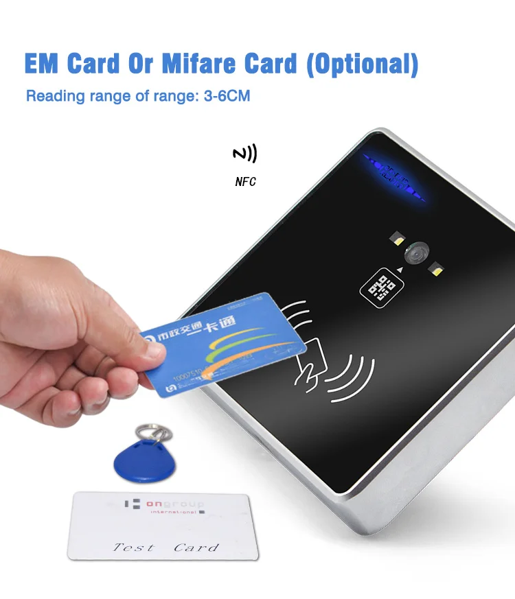 QR Code RFID Reader 125khz ID 13.56mhz IC access control card reader ID IC  2D QR code scanner USB/WEIGAND/RS232/485 compat(HM30)