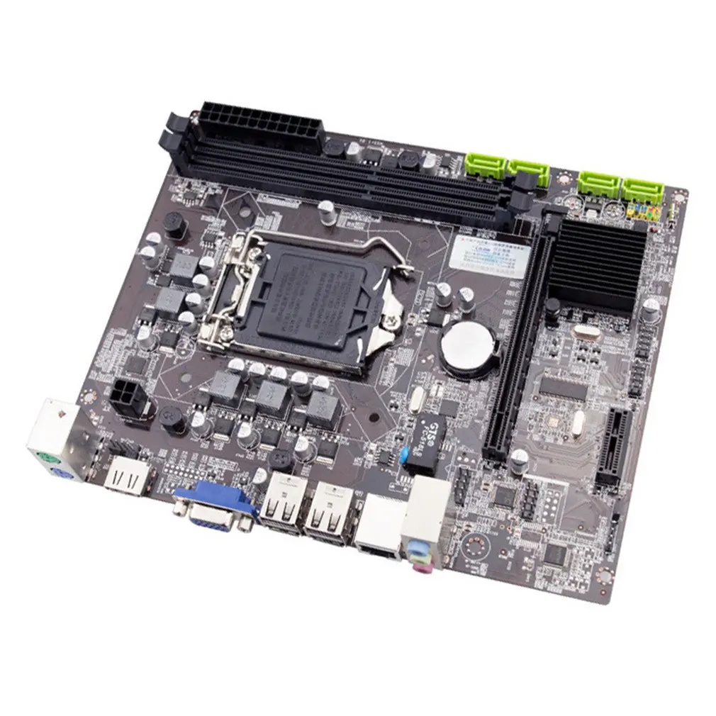 

H55 Computer Motherboard Multi-Graphics Card Output High Compatibility All Solid Capacitors Replace Computer Motherboard