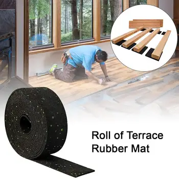 

Rubber Cushion Terrace Pad Board Soft Flexible Rubber Particles Terrace Edging Coil Construction Protection Strip High Quality