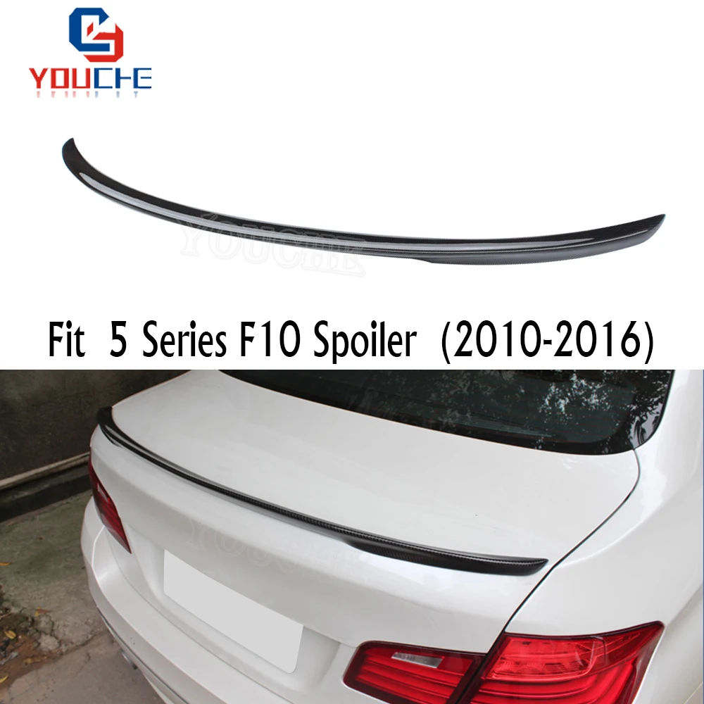 Стильный спойлер из углеродного волокна для BMW 5 Series F10 4 door Sedan 2010 2017 520i 528i 535i