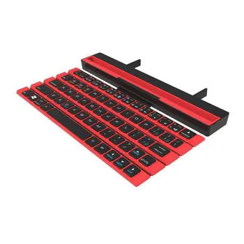 

Reel Portable Mini Folding BT Keyboard Foldable Wireless Keypad For Tablet For Iphone Laptop Smartphone