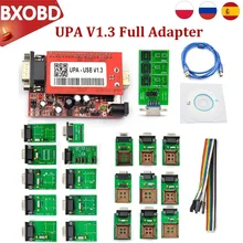 Upa usb programador pacote completo upa usb 1.3 programador automático ecu conjunto completo adaptador upa v1.3 ecu programador uap prog