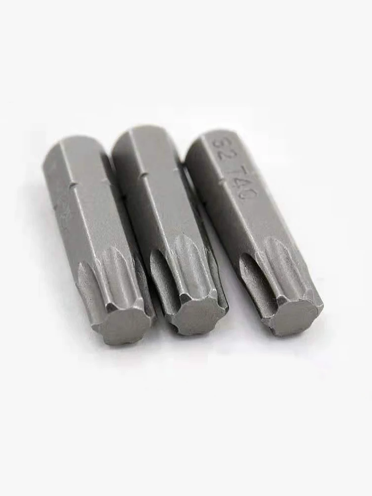 Screwdriver Set 1 Inch T6 T7 T8 T9 T10 T15 Torx Bit 1/4 Inch 6.35mm Hex Shank Electric Bits For Power Tools