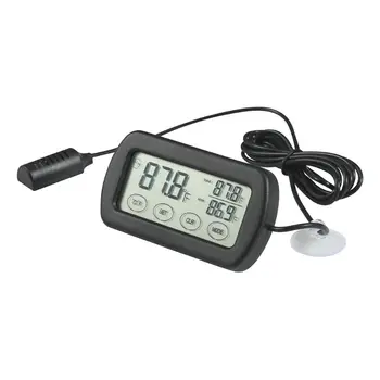 

Large Touch Screen Thermometer Hygrometer Indoor Outdoor Car Temperature Humidity Meter Incubator Aquarium Detector ℃/℉