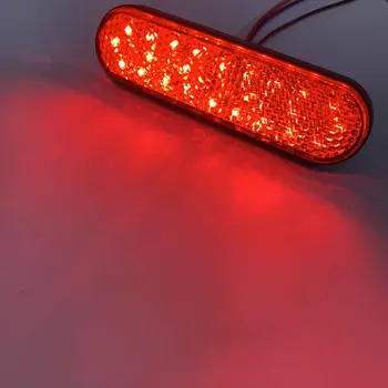 

2pcs Safety Warning Lamp Driving Side Marker Universal 24 LED Indicator Light Bar Spotlight Truck Car Plastic Waterproof Night