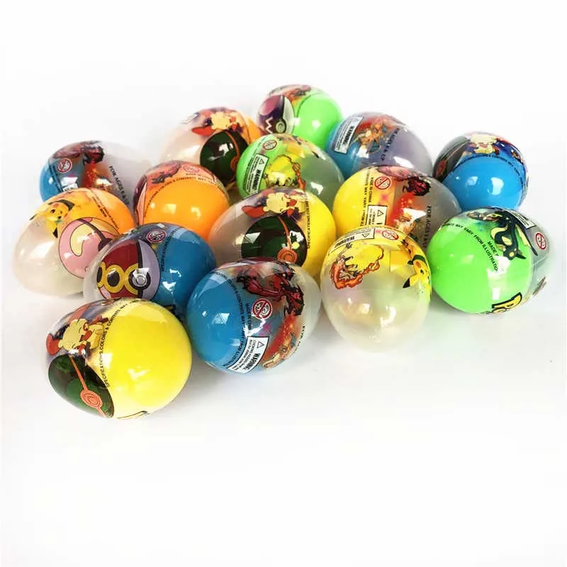 100pcs Multicolor Gashapon machines PokeBall Monster Pikachu Charmander Pet pokebolas Action Figure Game Ball Toy dropshipping