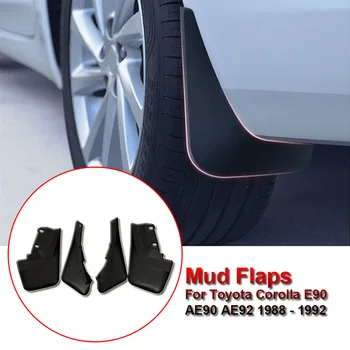 

1 Set Front Rear Mud Flaps Fender For Toyota Corolla E90 AE90 AE92 1988 - 1992 ABS Splash Mud Guard Mudflaps Mudguards