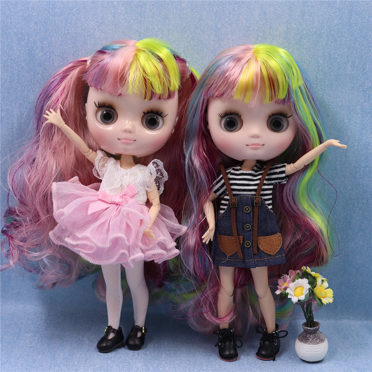 Middie Blythe Doll with Multi-Color Hair, Tilting-Head & Custom Jointed Body 9