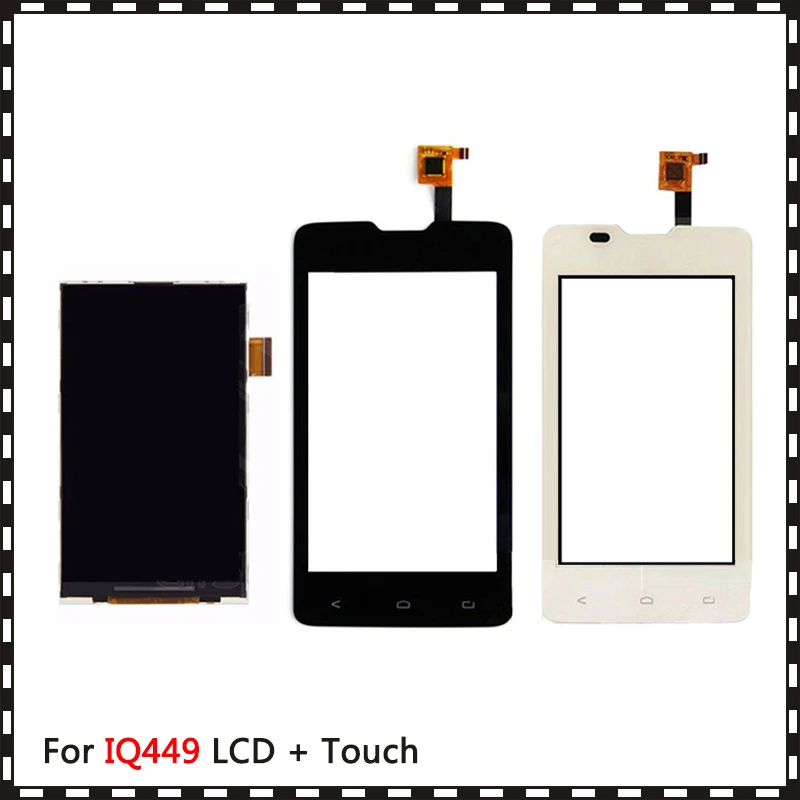 Новый высококачественный 3 5 ''ЖК дисплей для Fly IQ449 с сенсорным экраном и
