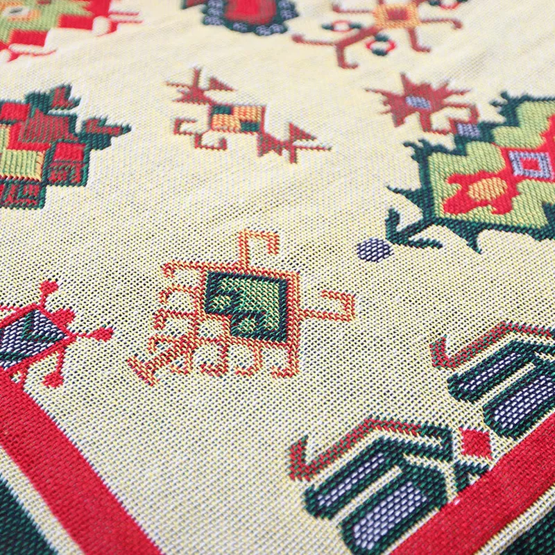 Nordic Cotton Sofa Cover Sofa Towel with Sunflower Jacquard Sofa/chair Blanket Slip-resistant Vintage Sofa Cover