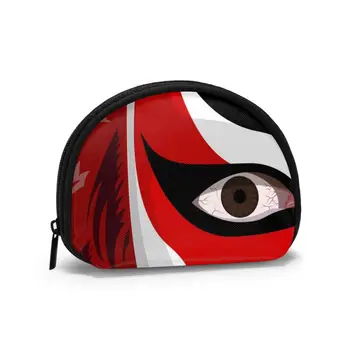 

Japanese Drama Kabuki Face Classic Style Wallet Genuine Wallets Short Purse Card Holder Wallet Woman Fashion High Quality