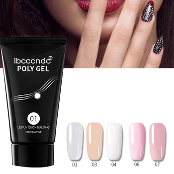 

30ml Quick Extension UV Gel Nail Extender Gel Nail Builder Tip Extension Glue Solid Color