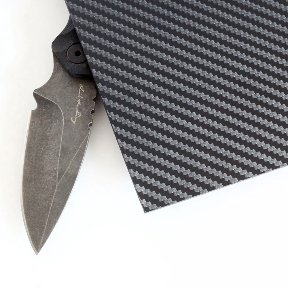 6PCS 1.5mm Thick 30X20CM Material For Holster Sheath Making DIY Carbon Fiber Pattern Thermoform Sheet