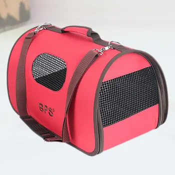 

1Pc Portable Pet Bag Breathable Waterproof Pet Handbag Practical Useful Pet Pouch for Outdoor Travel(Red)