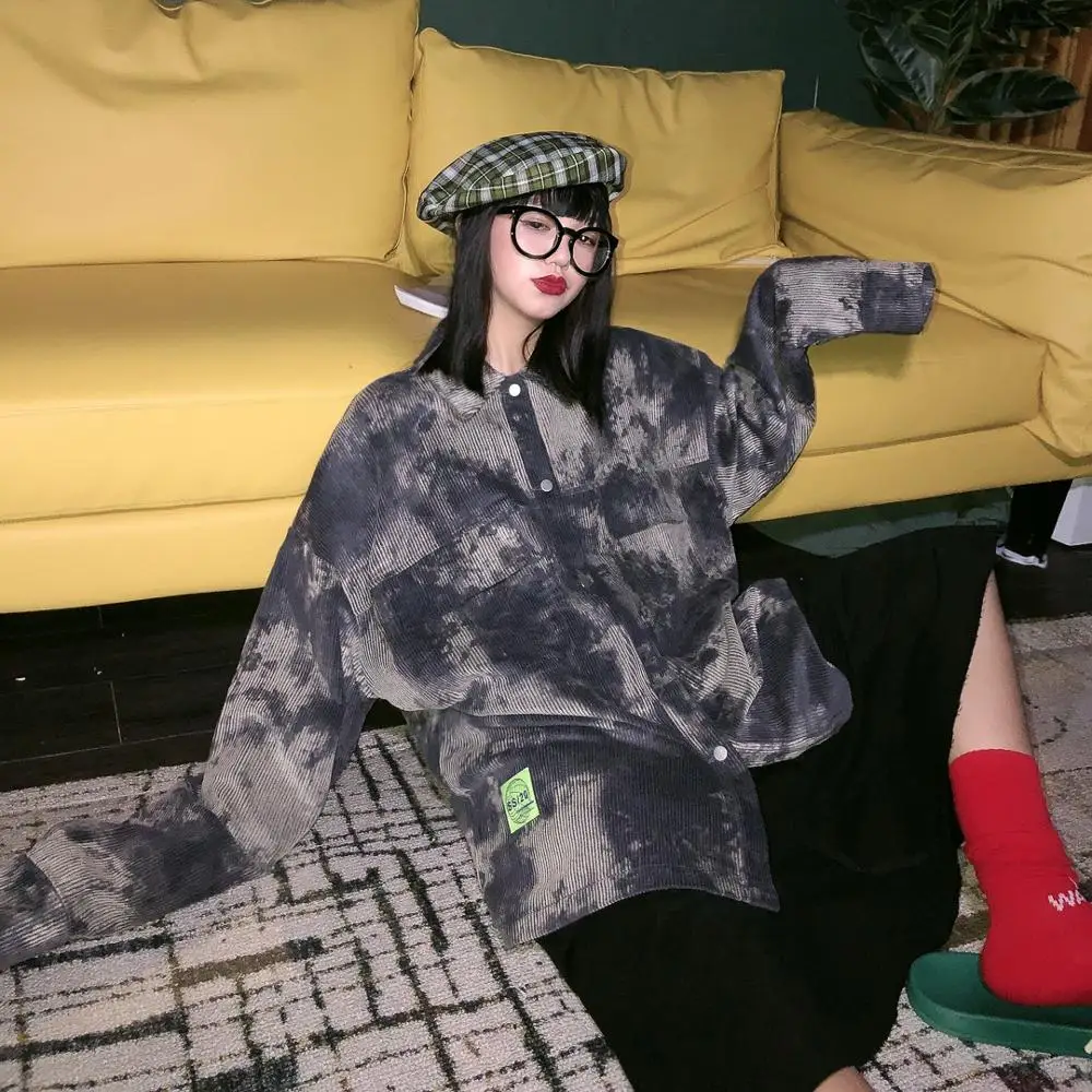 Molly big edition, пальто для пар,, уличный Женский Бренд, Ретро стиль, куртки, краситель, средней длины, вельветовые пальто, BF