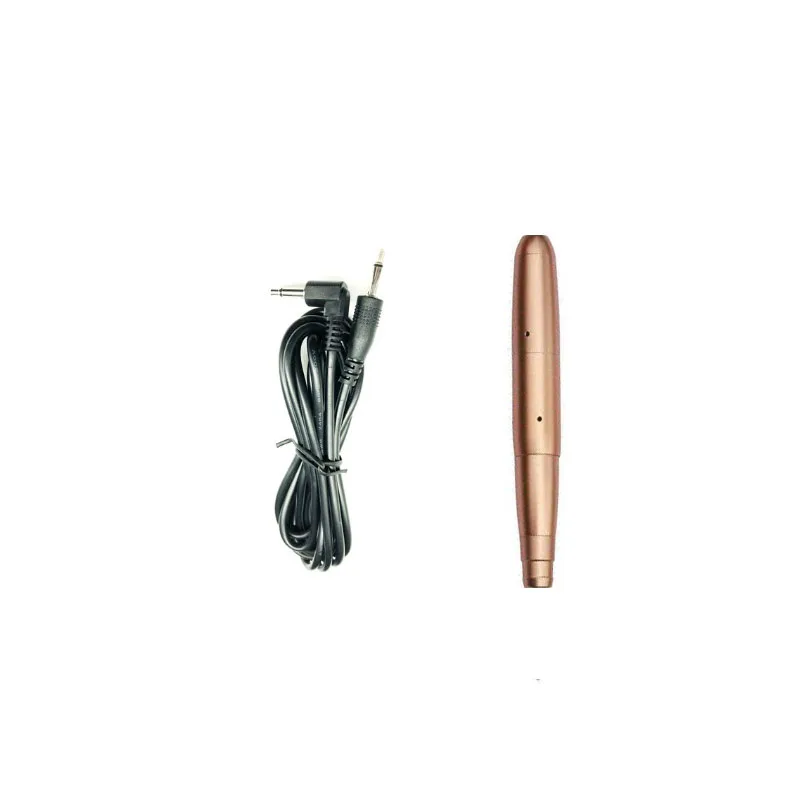 Синий Caneta Para Dermógrafo Cabo Conector для перманентного макияжа швейцарский мотор PU2 двойной выход сенсорный экран цифровой дисплей - Цвет: Синий