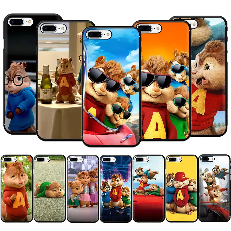 Чехол для телефона EWAU Alvin и the Chipmunks из мягкого ТПУ iPhone 12 Mini SE 2020 11 Pro 5 5s 6 6s 7 8 Plus X XR XS