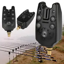 

75% Discounts Hot! 3Pcs Fishing Bite Alarms Set LED Light Sound Biting Indicators Fish Finders Tool