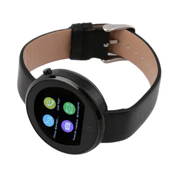 

Round Dial Smart Wirist Watch Heart Rate Monitor Pedometer For IOS