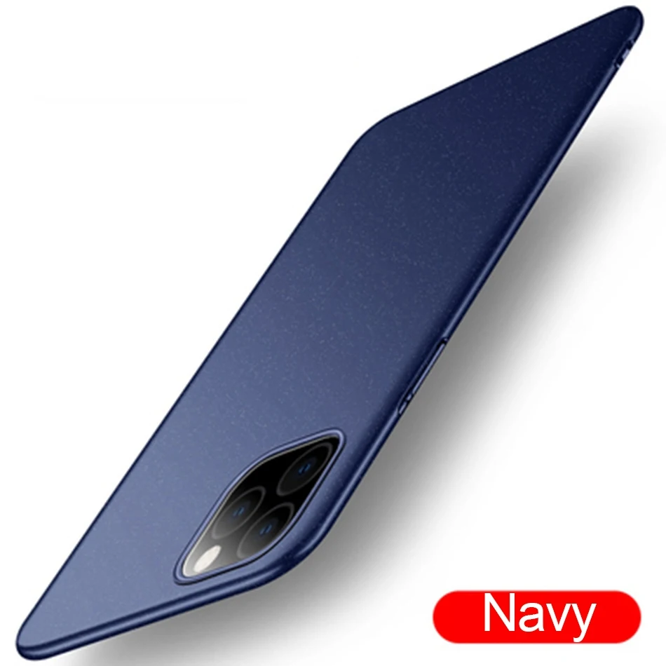 Матовый чехол для iPhone 6 7 8 Plus X XS XR MAX чехол Ультратонкий жесткий противоударный чехол для Apple iPhone 11 Pro Max чехол Funda Coque