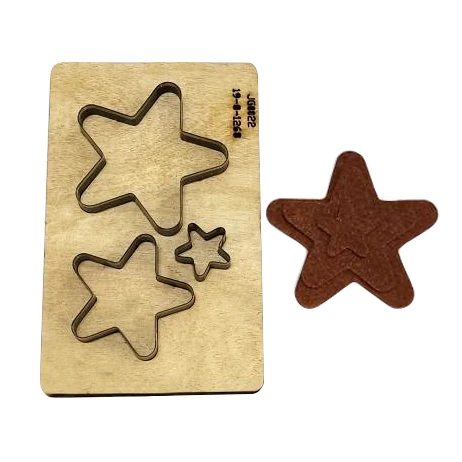 

Pentagram Border DIY Wooden Mould Craft Cutting Dies for Create Scrapbooking Album Emboss Paper Cards/Felt Fabric Dolls
