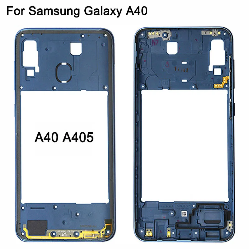 A50 средняя рамка для samsung Galaxy A20 A205/A30 A305/A40 A405/A50 A505 средняя рамка задняя крышка Корпус чехол часть