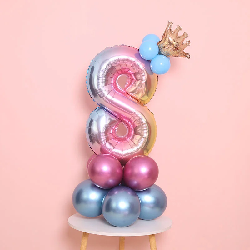 

Number Balloons 1 2 3 4 5 8 Digit Helium Foil Ballon Baby Shower Birthday Party Wedding Decoration Balls Supplies