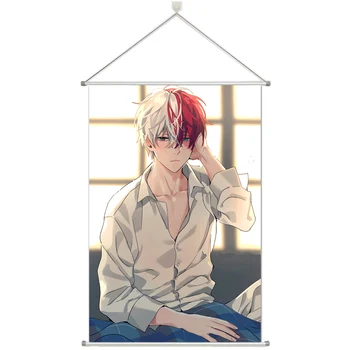 

Anime Boku no hero academia Todoroki.Shouto Prsonalize Customer Made Alloy Fabric Wall Poster Scroll 60x90cm 24x36inches