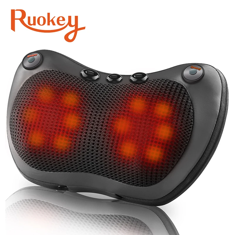 Relaxation Massage Pillow Magnet Electric Shoulder Back Heating Kneading Infrared therapy shiatsu Neck Massage