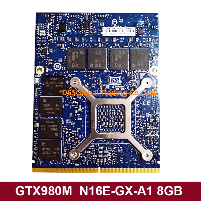 NVIDIA N16E-GXX-A1 MXM GPU？GTX980m? nVidia GTX980M 8G MXM SLI N16E-GX-A1 Video Graphics Card for