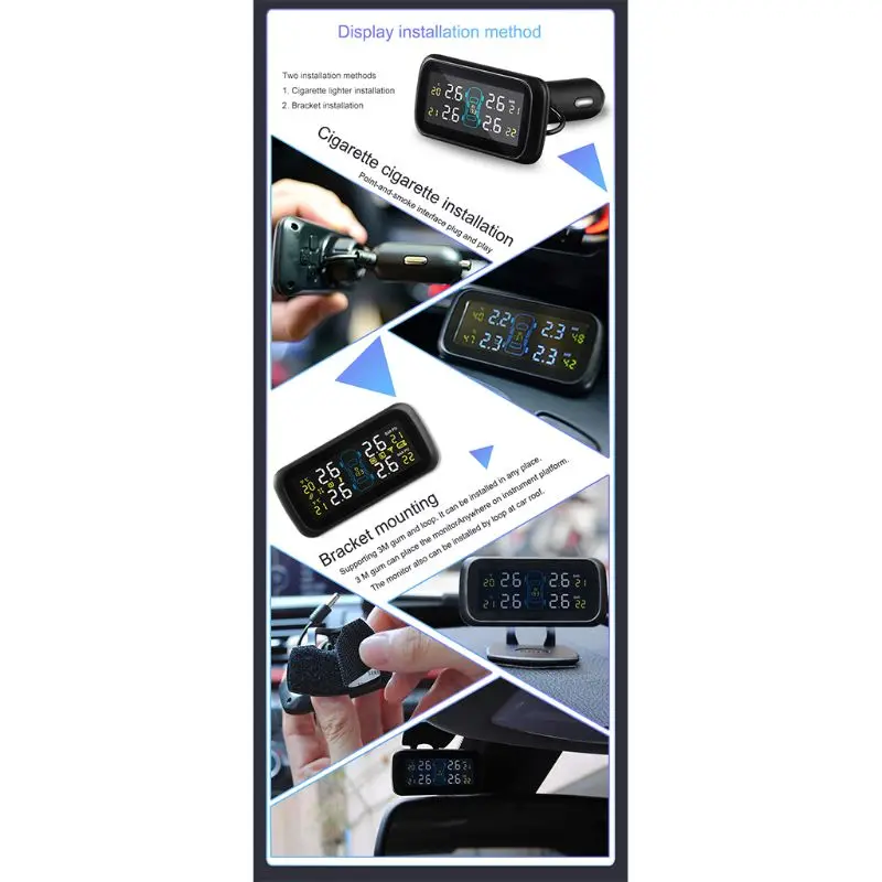U903 автоматический датчик давления в шинах 4 внутренних датчика s TPMS диагностический инструмент H4GC