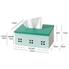 Wood Tissue Box Tissue Holder Tissues Paper Napkin Container Nordic Wooden Kitchen Organization Home Dining Room Accessories 6