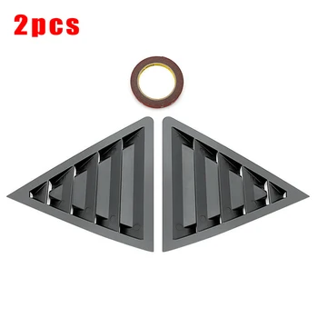 

2pcs Rear Side Vent For Toyota Corolla 2019 Rear Side Vent Louvers Cover Trim ABS