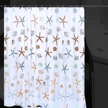 

Waterproof Mildew-proof Bathroom Shower Curtain Translucent Bathroom Shower Curtain Liner With Pockets