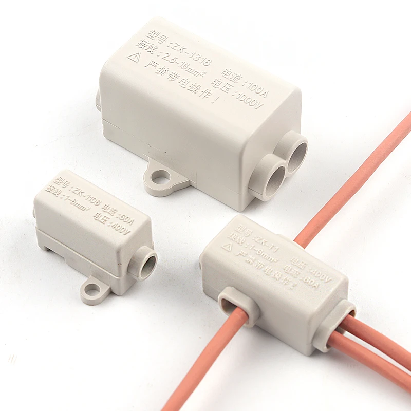 High Power Terminal Block Quick Wire Connector T Type Electric Cable