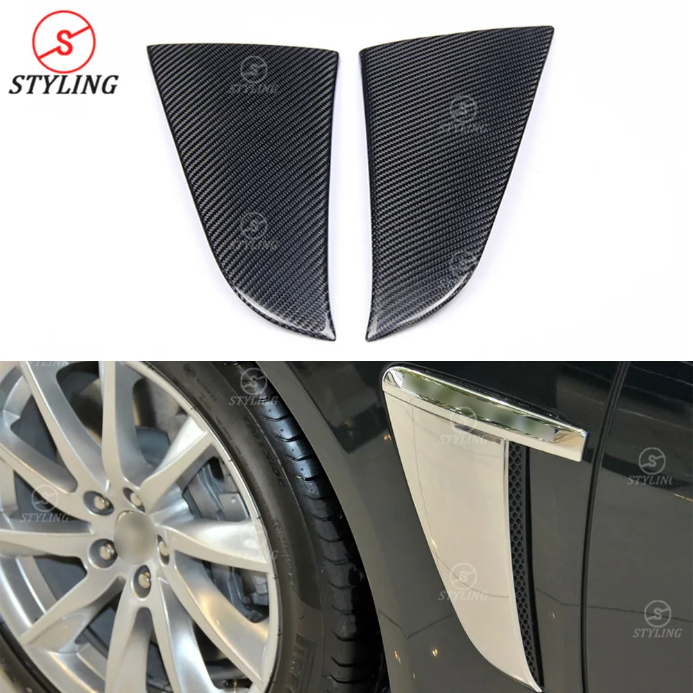 

XF Body Kit Front Bumper Exterior Part For Jaguar XF Carbon Fiber Side Fender Light Trim Add On style 2012 2013 2014 2015