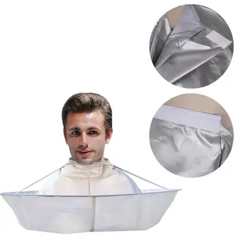 

Adult Foldable Hair Cape Cutting Cloak Umbrella Cape Salon Waterproof Barber for Salon Barber Special Hair Styling Accessories