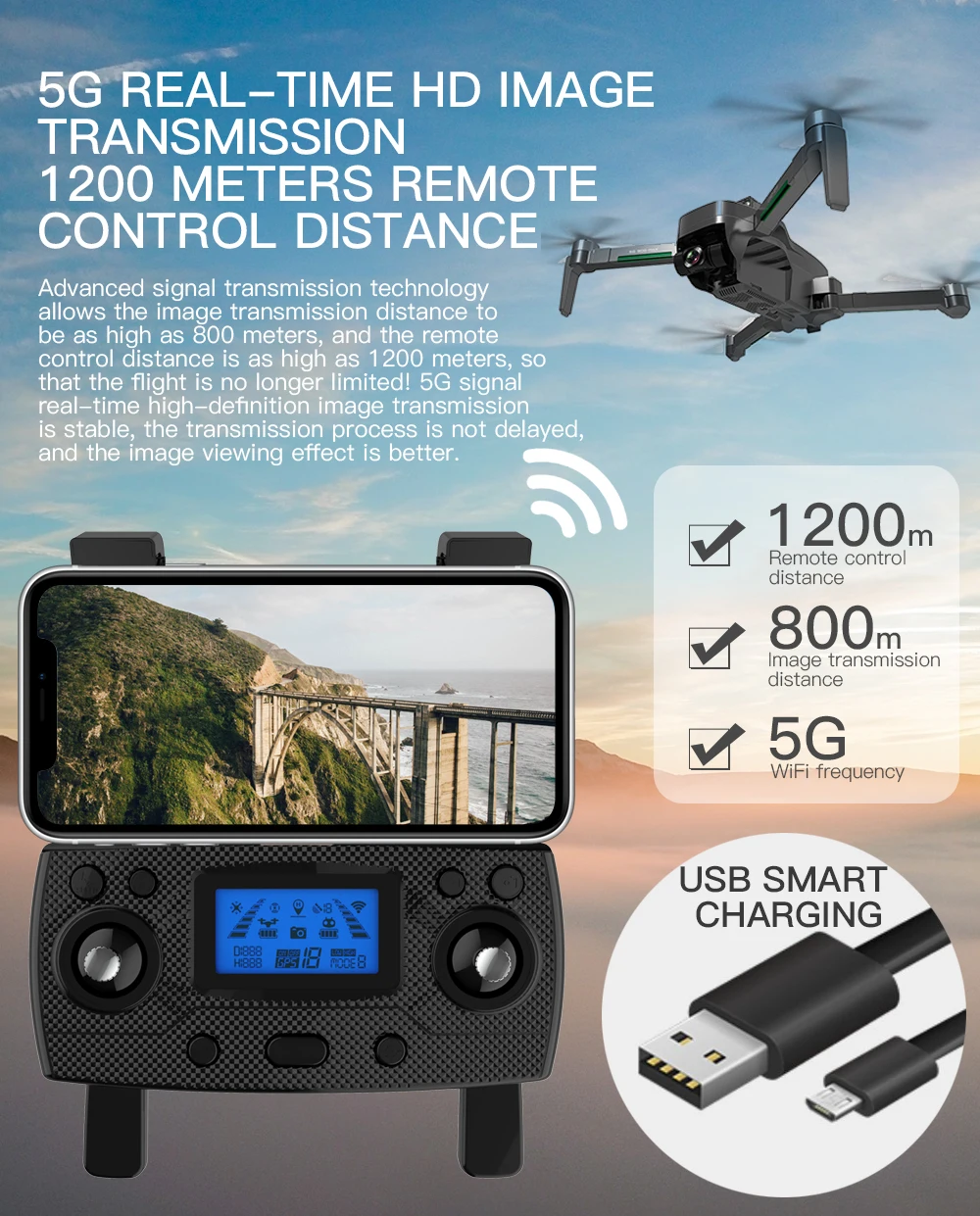 SG906 Max Pro3 SG906 PRO 2 Drone EIS 3-Axis Gimbal 4K HD Camara GPS 5G WiFi FPV Profesional RC Dron Quadcopter 1.2KM 50X Drones