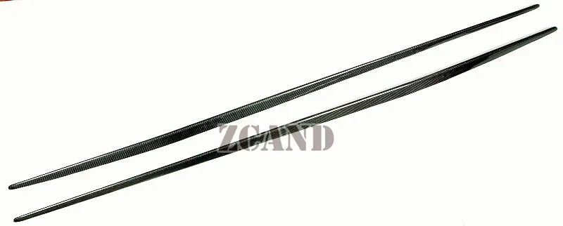 Настоящие Углеродные волокна OE-style боковые юбки подходят для Benz A-CLASS W176 A176 A250 A200 A45 Amg Pakage 1 пара
