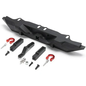 

Aluminum Alloy Rear Bumper with Trailer Hitch Upgrade Parts for 1/10 RC Crawler Car Axial SCX10 90046 TRX4
