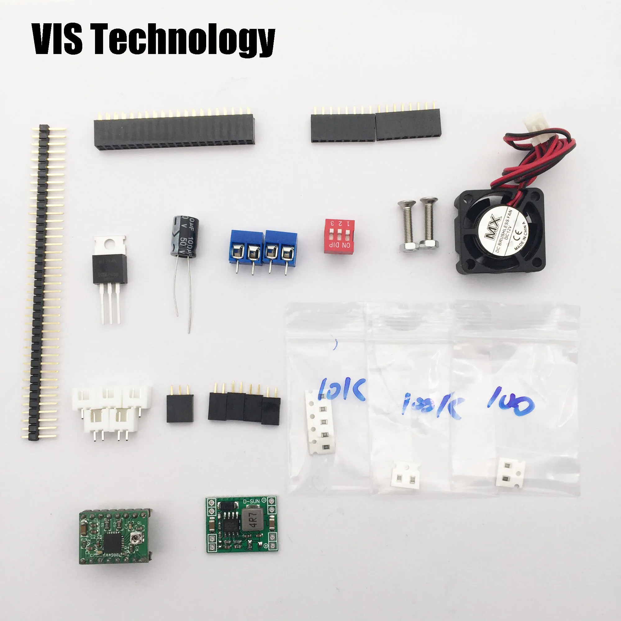 1 комплект компонентов для Nanodlp shield V3.0 PCB SLA Nano printer Thingiverse TOS | Компьютеры и офис