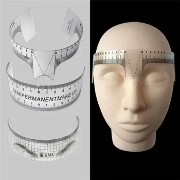 

3 Styles Semi Permanent Eyebrow Ruler Makeup Tools DIY Eyebrow Drawing Guide Styling Template Stencil Beauty Accessories