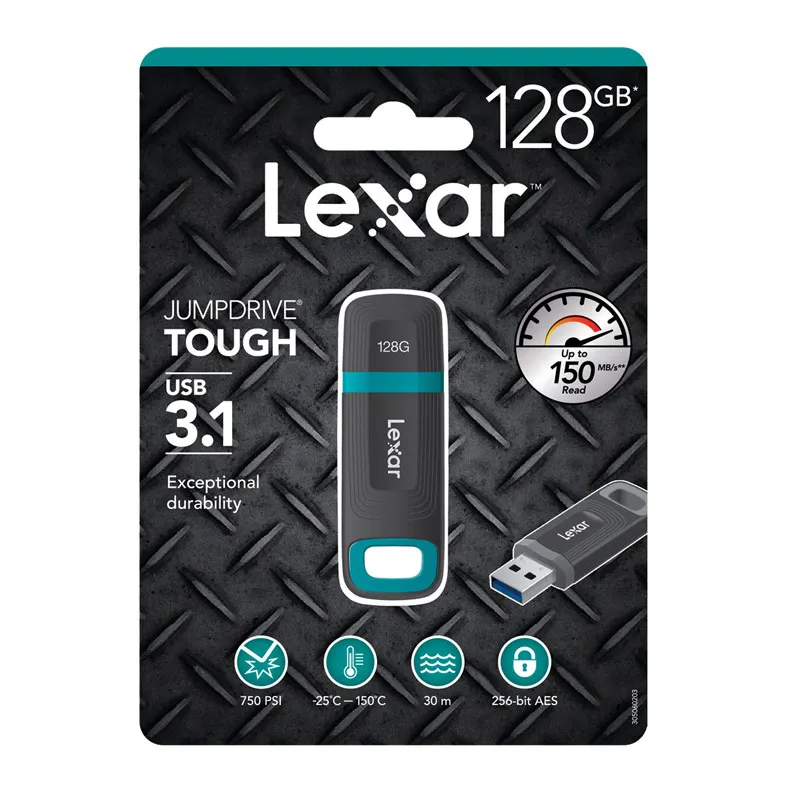 Lexar Jumpdrive USB флэш-память 32GB 64gb 128GB USB3.1 до 150 МБ/с. скачок привод Водонепроницаемый 3ATM исключительная износостойкость u-диски