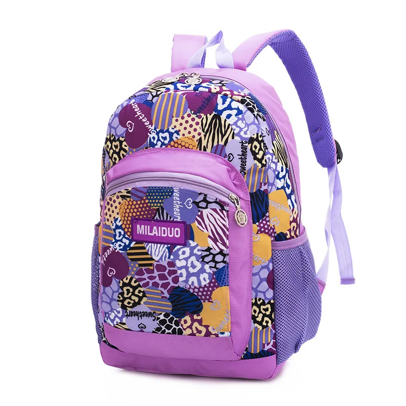 

School Bag Young STUDENT'S GIRL'S Light Burden Relieving Household Registration 8-12 a Year of Age 2-5 Grade Backpack