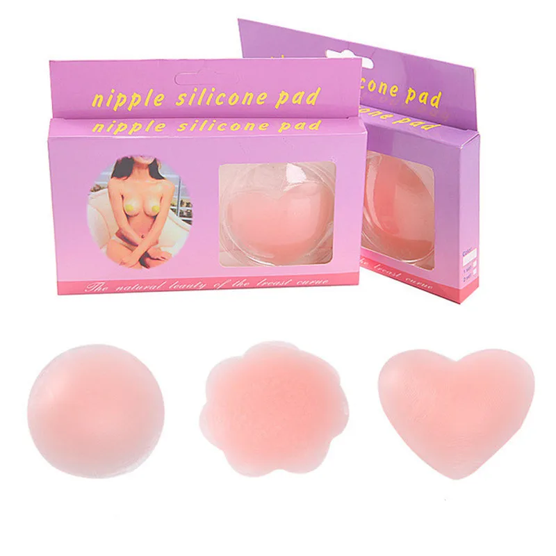 

Reusable Sexy Backless Strapless Bra Push Up Adhesive Silicone Bra Women Breast Petals Lift Nipple Cover Invisible Breast Cover