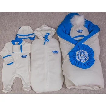 

Комплект 5-ти предметный на выписку ЗИМА Комплекты на выписку и для прогулок 0-6 мес