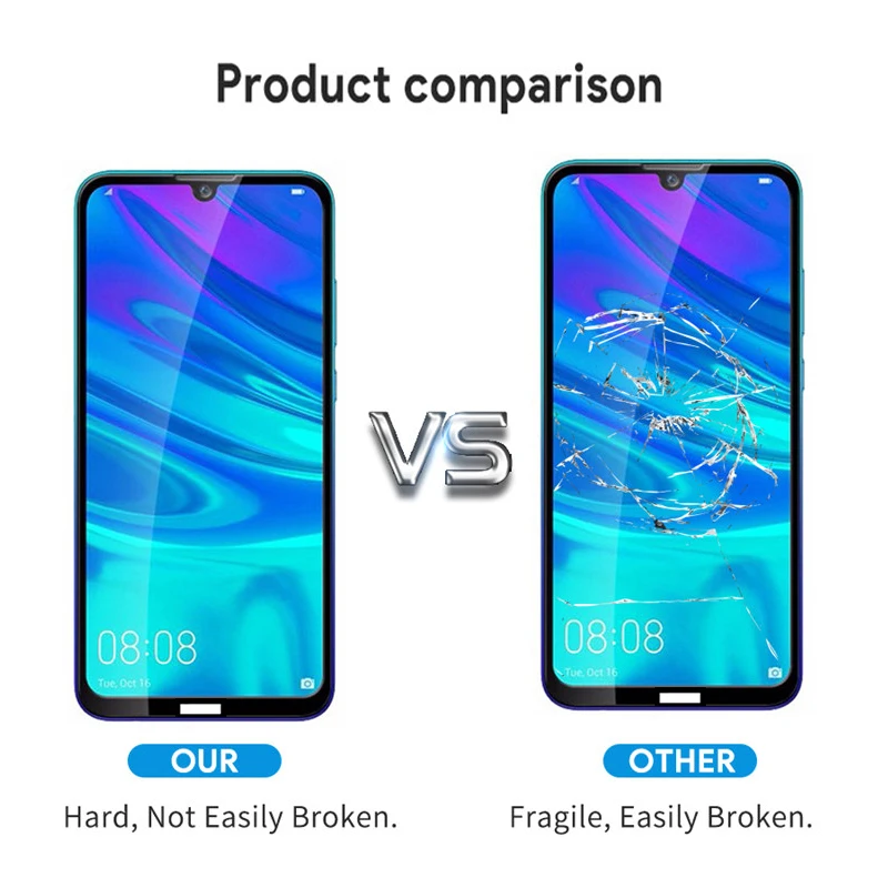 3 в 1 защитное стекло huawei y6 2019 y 6 glass камера защитный пленка для y62019 Экран Защитная