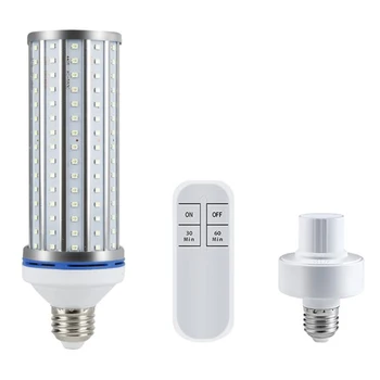 

2PCS 60W 220V UV Germicidal Light LED UV Light Bulb Room Lamp Remote Control Timing Killing Air Mite Bacteria