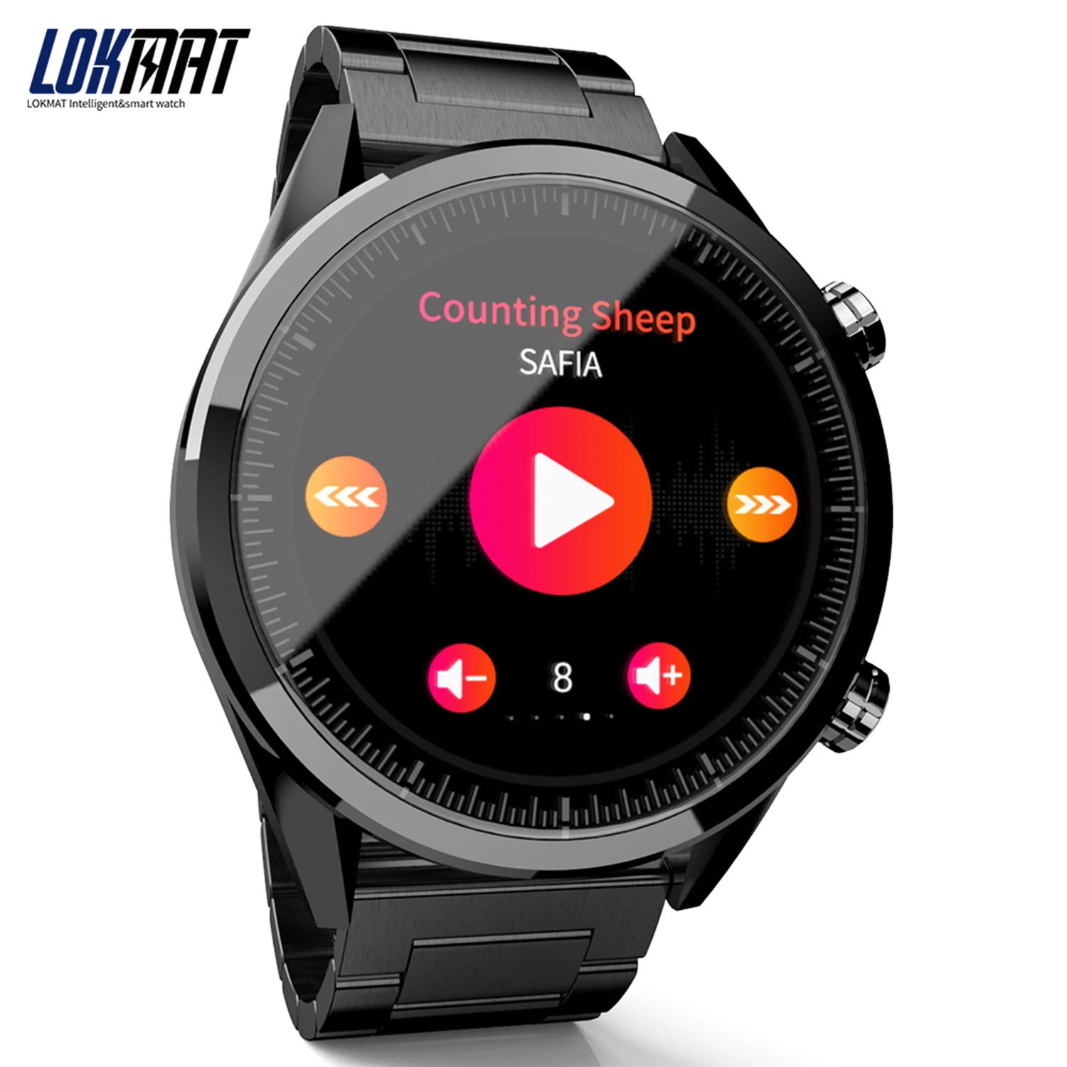 Смарт часы LOKMAT LK08 4G GPS частота сердечных сокращений 3G 32 ГБ умные Bluetooth
