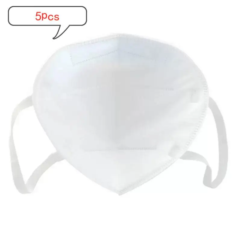 

Authentic 5 Pcs KN95 Dustproof Anti-fog And Breathable Face Masks 95% Filtration Anti Dust N95 Masks Features As KF94 FFP3